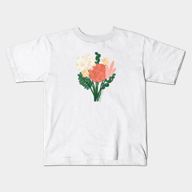 Bloom Where You're Planted Kids T-Shirt by heyvictyhey